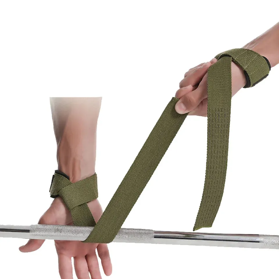Adjustable Non Slip Wrist Straps For Weightlifting Strength Training Support