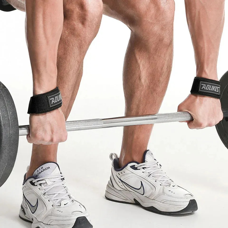 Adjustable Non Slip Wrist Straps For Weightlifting Strength Training Support