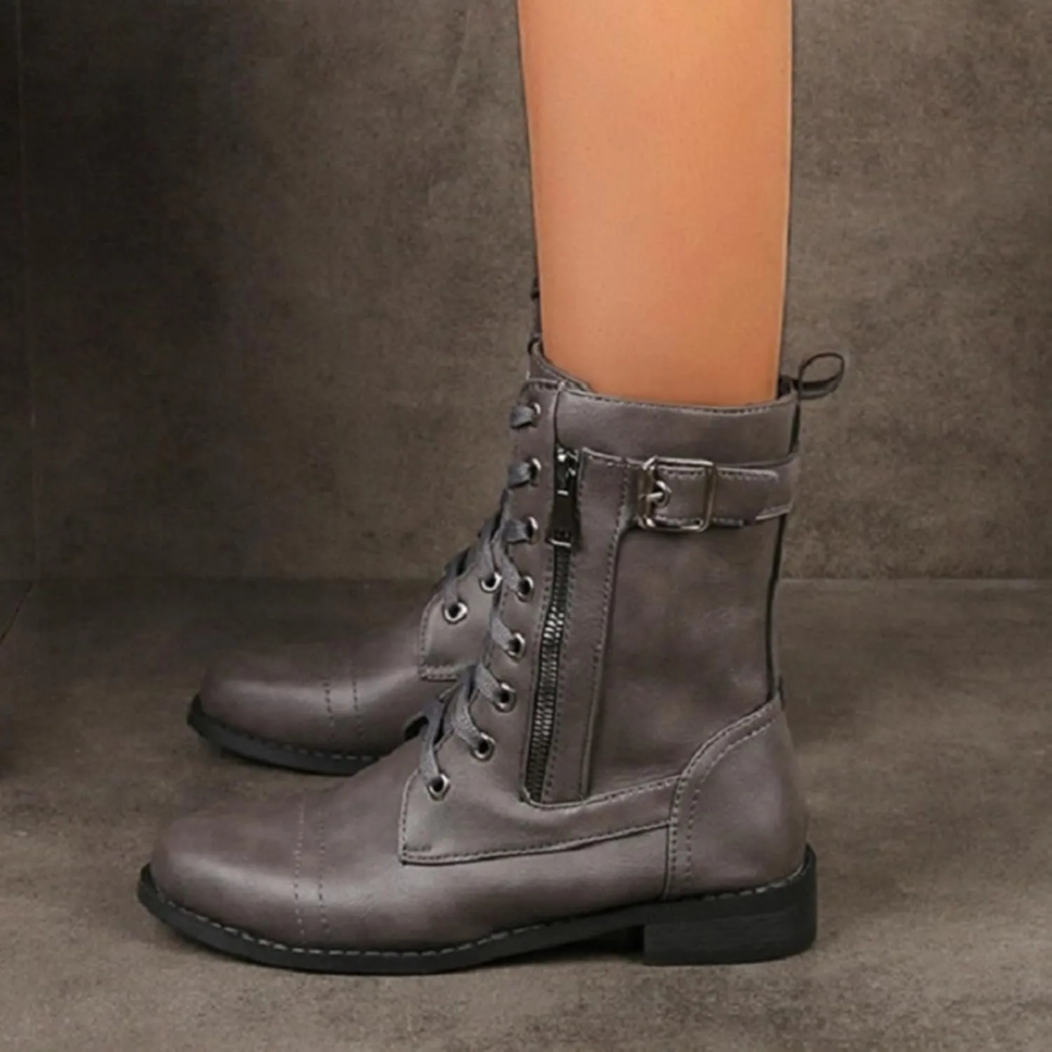 Boots for Women Ankle Women's Booties Wide Width Short Boots for Women Low Heel Bootie Heels for Women Closed Toe Indoor and Outdoor Lug Sole Low Heel Chelsea Fashion