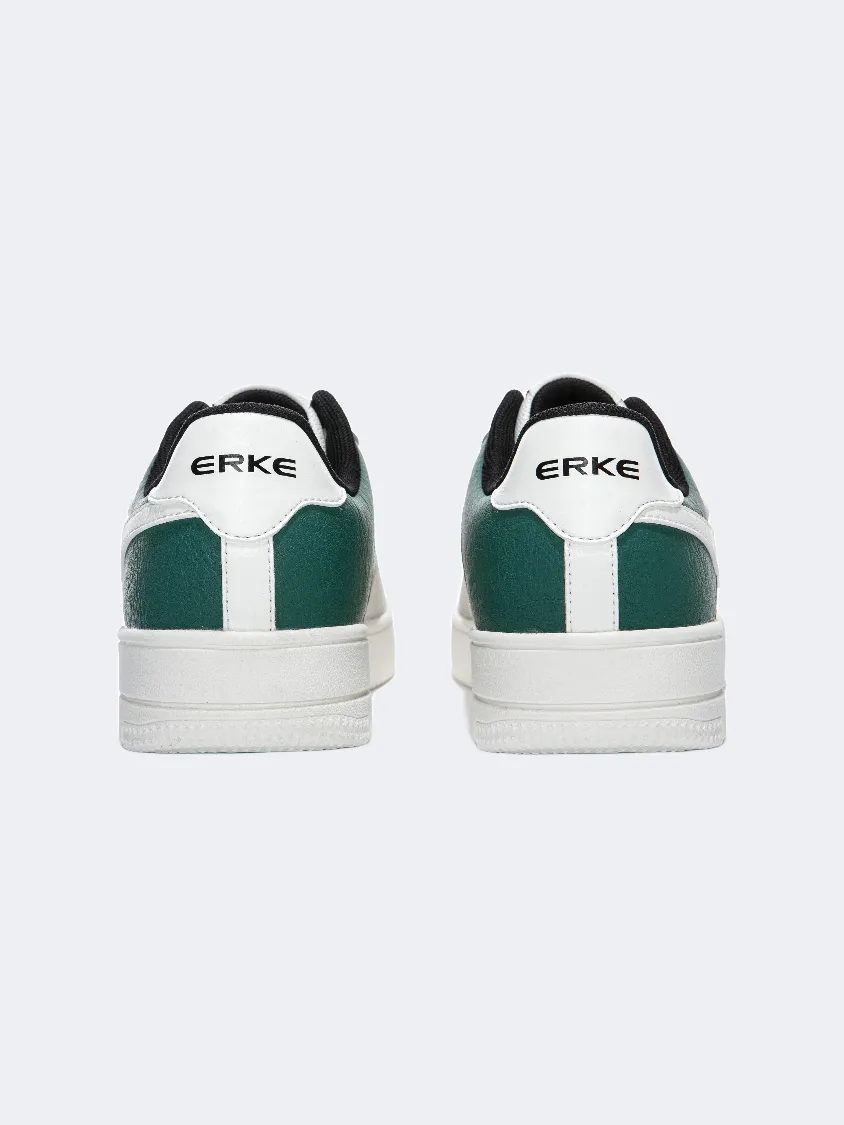Erke Skateboard Men Lifestyle Sneaker White/Grey/Green