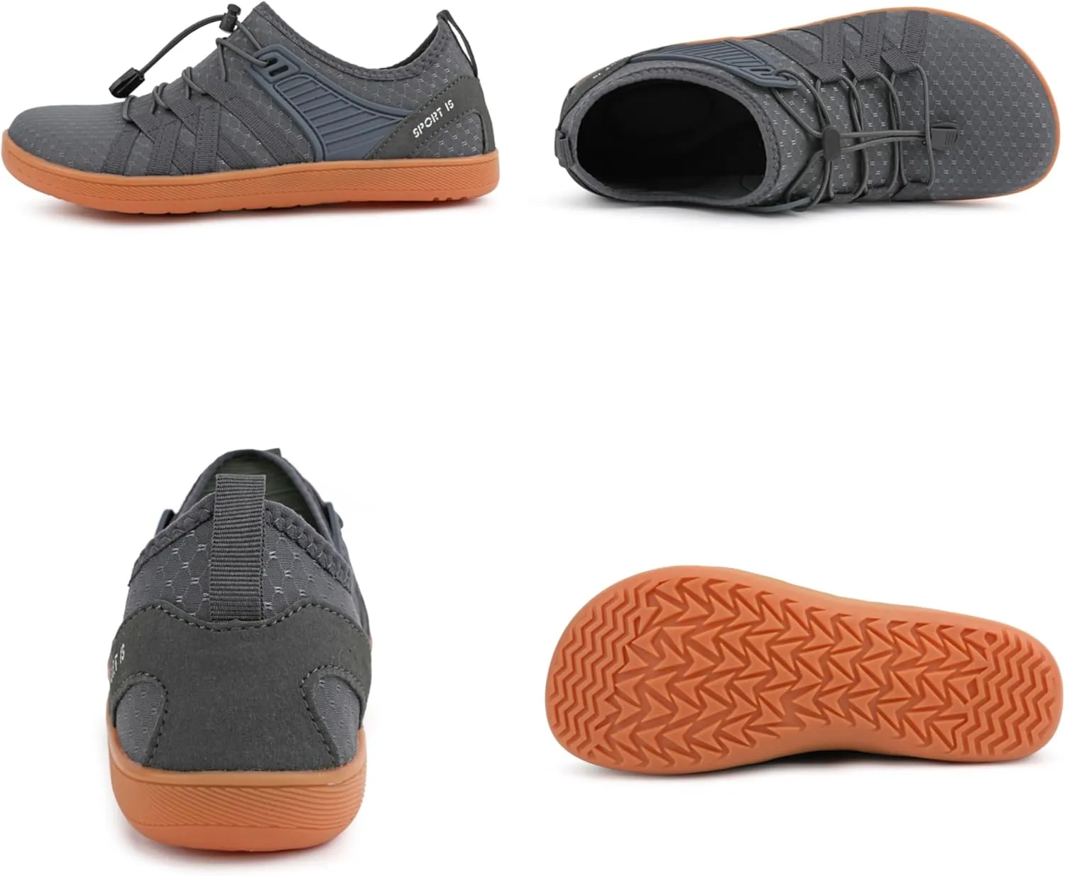 Minimalist Mens Barefoot Shoes Women Wide Toe Box Trail Runner Zero Drop Sole Fashion Sneaker