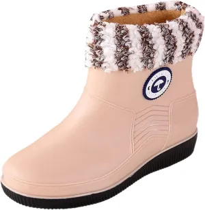 Short Rain Boots for Women Men Waterproof Non-Slip Rain Boots for Outdoor Anti-Slipping Fishing Garden